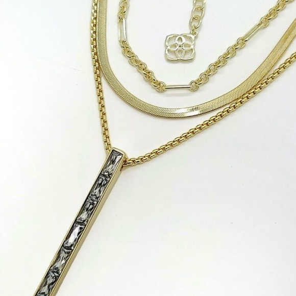 Kendra Scott Jewelry - Kendra Scott Jack multi strand necklace gold white crystal